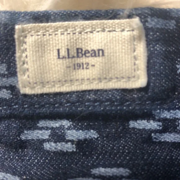 LL BEAN Vintage Denim Shirt - Picture 5 of 7